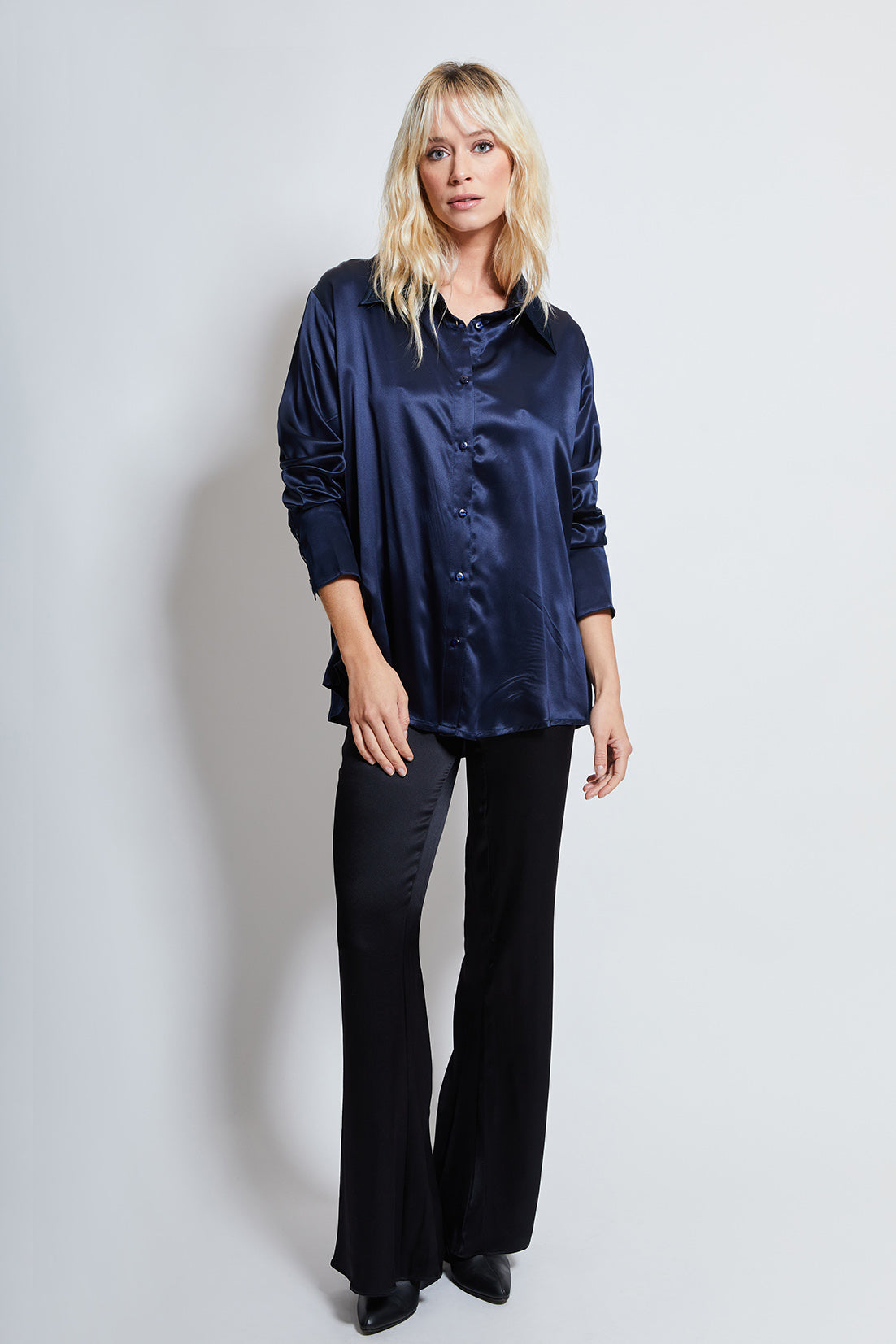 Chemise Léa oversize en Soie