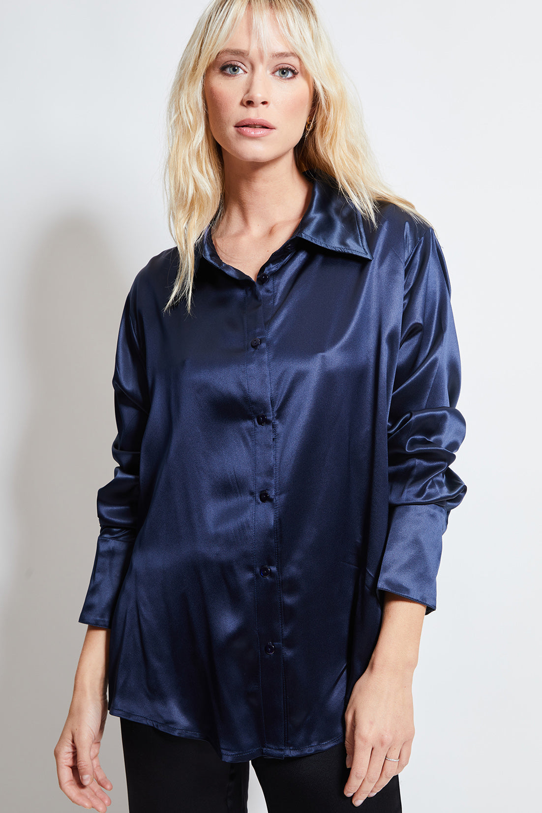 Chemise Léa oversize en Soie