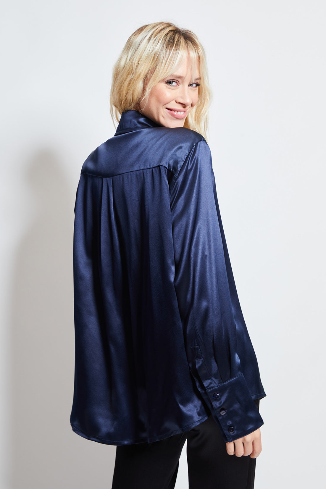 Chemise Léa oversize en Soie
