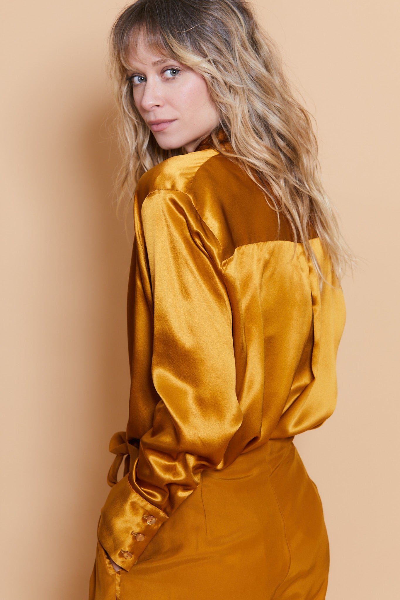 Chemise Léa oversize en Soie