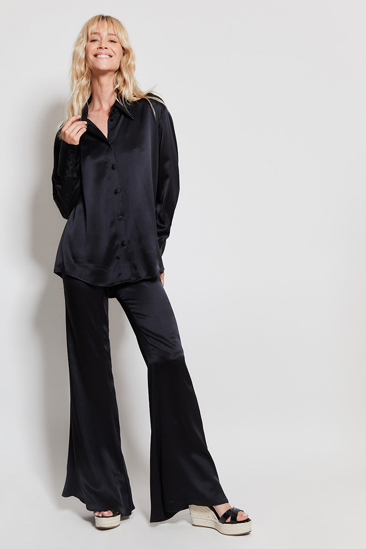 Chemise Léa oversize en Soie