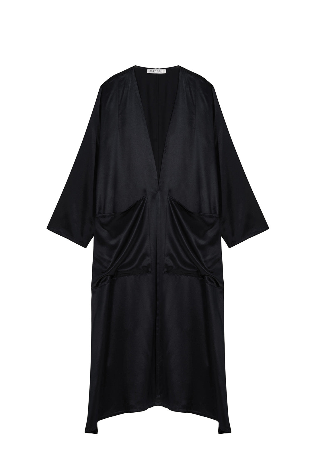 Kimono Élégant YAEL en Satin de soie