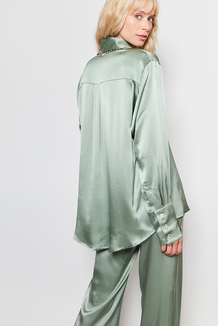 Chemise Léa Aqua - Jeanne L. Paris