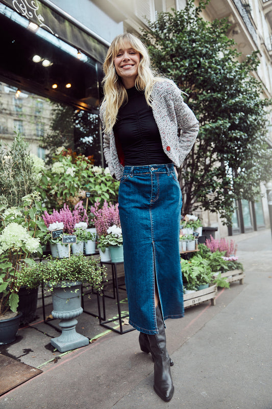 Blazer Sibylle Texturé Tendance en Tweed Multicolore